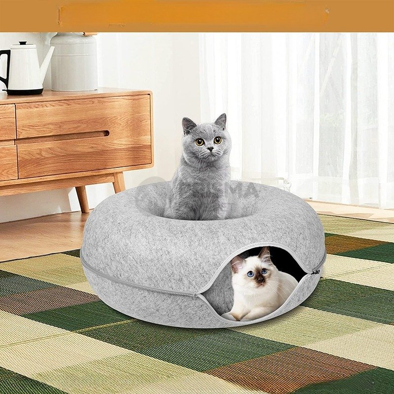 Cama Donut Para Gatos E T Nel De Brincar Interativo Prisma Love Pet